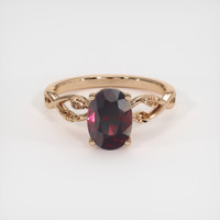 2.38 Ct. Gemstone Ring, 14K Rose Gold 1