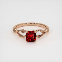 1.65 Ct. Ruby Ring, 14K Rose Gold 1