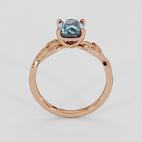 1.68 Ct. Bi Color Sapphire Ring, 14K Rose Gold 3
