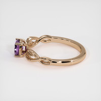 0.63 Ct. Bi Color Sapphire Ring, 14K Rose Gold 4