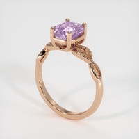 2.15 Ct. Sapphire Ring, 14K Rose Gold 2