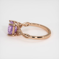 2.15 Ct. Purple Sapphire Ring, 14K Rose Gold 4