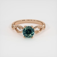 1.19 Ct. Sapphire Ring, 14K Rose Gold 1