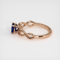 0.73 Ct. Sapphire Ring, 18K Rose Gold 4
