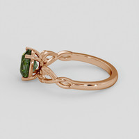 1.23 Ct. Alexandrite Ring, 18K Rose Gold 4