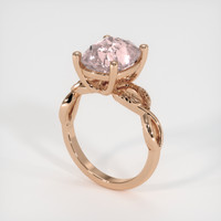 5.28 Ct. Sapphire Ring, 18K Rose Gold 2