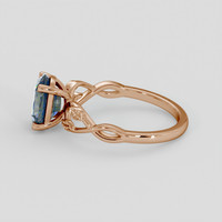 1.68 Ct. Bi Color Sapphire Ring, 18K Rose Gold 4