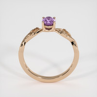 0.63 Ct. Bi Color Sapphire Ring, 18K Rose Gold 3