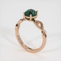 1.19 Ct. Sapphire Ring, 18K Rose Gold 2