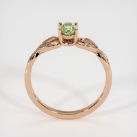 0.42 Ct. Sapphire Ring, 18K Rose Gold 3
