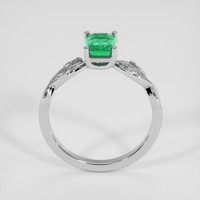 0.95 Ct. Emerald Ring, Silver 3