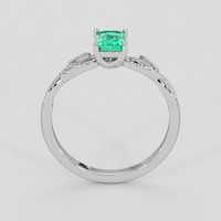 0.45 Ct. Emerald Ring, Silver 3