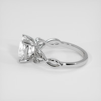 4.45 Ct. White Topaz Ring, Silver 4