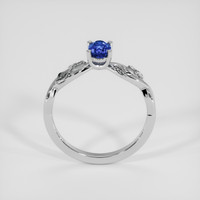 0.70 Ct. Blue Sapphire Ring, Silver 3