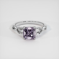 1.52 Ct. Purple Spinel Ring, 10K White Gold 1