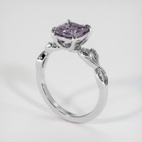1.52 Ct. Purple Spinel Ring, 10K White Gold 2