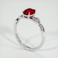 1.17 Ct. Ruby Ring, 10K White Gold 2