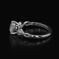 1.55 Ct. White Sapphire Ring, 10K White Gold 4