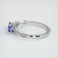 0.40 Ct. Sapphire Ring, 14K White Gold 4