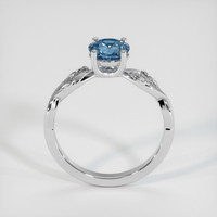 1.08 Ct. Sapphire Ring, 14K White Gold 3