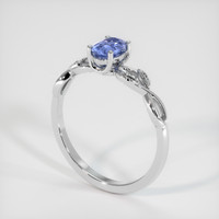 0.52 Ct. Bi Color Sapphire Ring, 14K White Gold 2