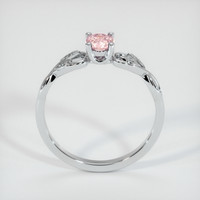 0.44 Ct. Pink Sapphire Ring, 14K White Gold 3