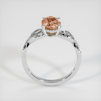 2.12 Ct. Padparadscha Sapphire Ring, 14K White Gold 3