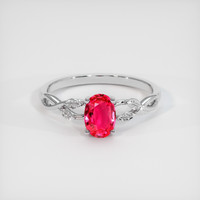 Ruby Ring 0.91 Ct., 14K White Gold Preview