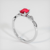 Ruby Ring 0.91 Ct., 14K White Gold Preview