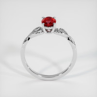 1.00 Ct. Ruby Ring, 14K White Gold 3