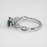 1.12 Ct. Bi Color Sapphire Ring, 14K White Gold 4