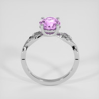 2.07 Ct. Pinkish Purple Sapphire Ring, 14K White Gold 3