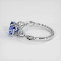 1.51 Ct. Blue Sapphire Ring, 14K White Gold 4