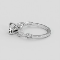 1.00 Ct. White Sapphire Ring, 14K White Gold 4