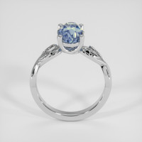 2.45 Ct. Bi Color Sapphire Ring, 14K White Gold 3