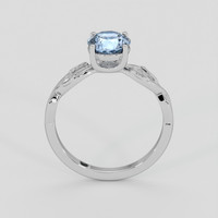 1.26 Ct. Blue Sapphire Ring, 14K White Gold 3