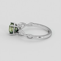 1.56 Ct. Bi Color Sapphire Ring, 14K White Gold 4