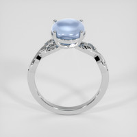 6.05 Ct. Blue Sapphire Ring, 14K White Gold 3