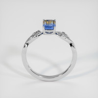 0.82 Ct. Bi Color Sapphire Ring, 14K White Gold 3