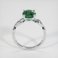 2.58 Ct. Bluish Green Sapphire Ring, 14K White Gold 3