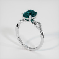 2.52 Ct. Sapphire Ring, 14K White Gold 2