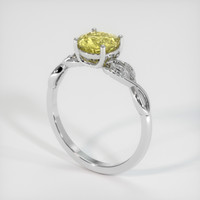 1.23 Ct. Sapphire Ring, 14K White Gold 2