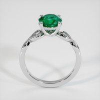 1.51 Ct. Emerald Ring, 18K White Gold 3