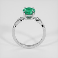 1.54 Ct. Emerald Ring, 18K White Gold 3