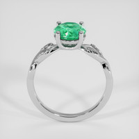 1.35 Ct. Emerald Ring, 18K White Gold 3