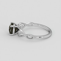 1.34 Ct. Alexandrite Ring, 18K White Gold 4