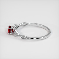 Ruby Ring 0.38 Ct., 18K White Gold Preview