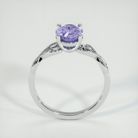 1.70 Ct. Violet Sapphire Ring, 18K White Gold 3