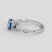 1.98 Ct. Blue Sapphire Ring, 18K White Gold 4