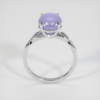 5.89 Ct. Bluish Purple Sapphire Ring, 18K White Gold 3